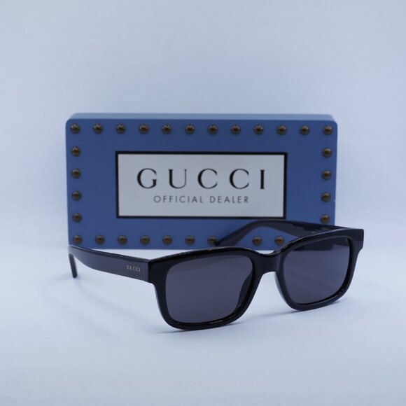 Gucci GG1583S 001 Square Sunglasses - Black\Grey - Picture 9 of 11